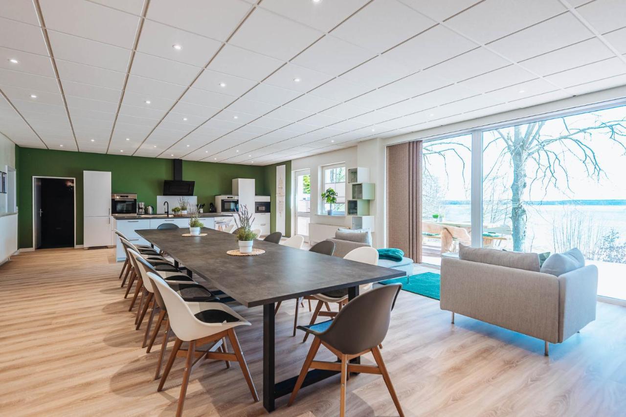 Xxl Ferienhaus Goldberger See - Sauna - 16 Personen 外观 照片